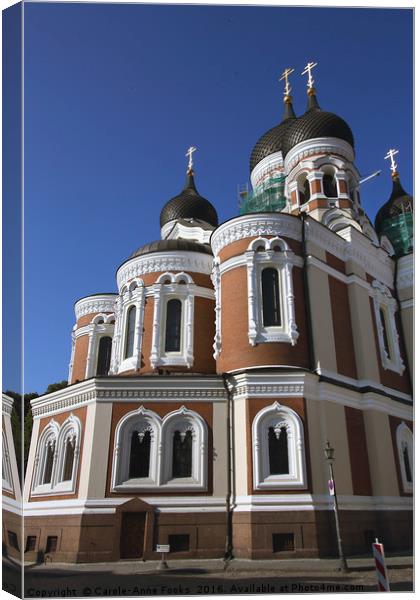 Alexander Nevsky Cathedral, Tallinn, Estonia Canvas Print by Carole-Anne Fooks
