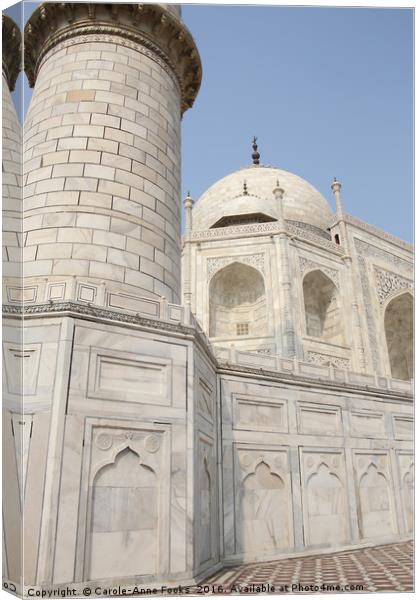 Taj Mahal Canvas Print by Carole-Anne Fooks