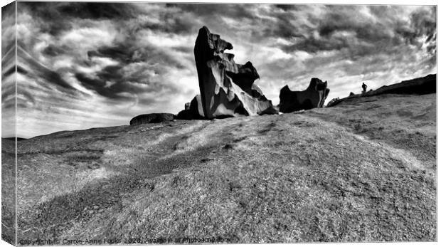 Remarkable Rocks Canvas Print by Carole-Anne Fooks