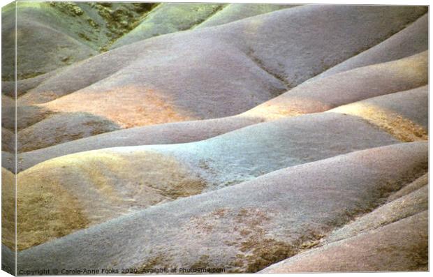 Chamarel Seven Coloured Earths, Mauritius Canvas Print by Carole-Anne Fooks