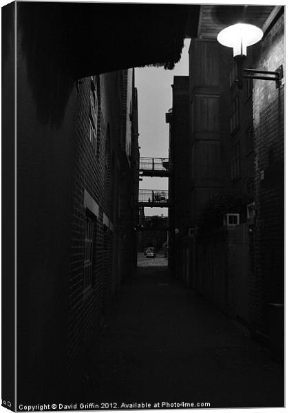 London Alley Canvas Print by David Griffin