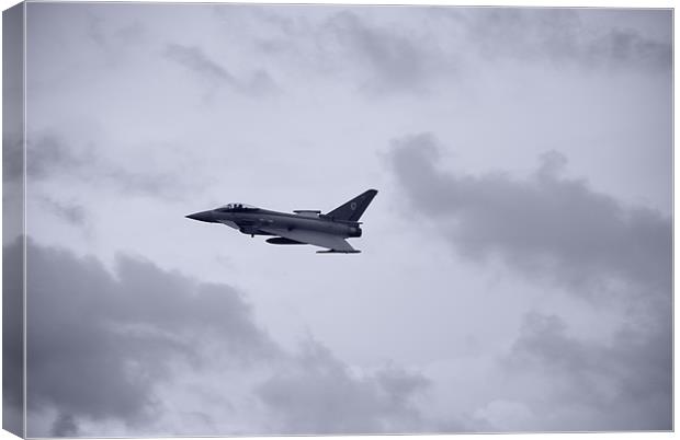 euro fighter jet typhoon Canvas Print by lee drage