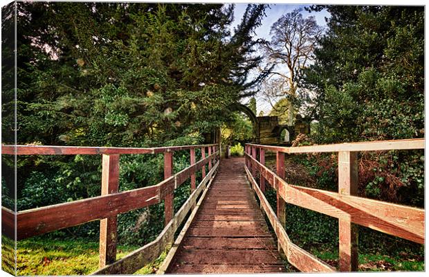 Bridge over the Ha-Ha Canvas Print by Chris Andrew