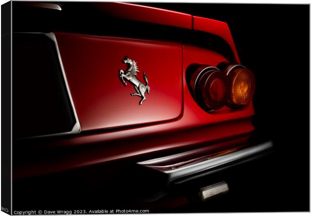 Ferrari Daytona Canvas Print by Dave Wragg