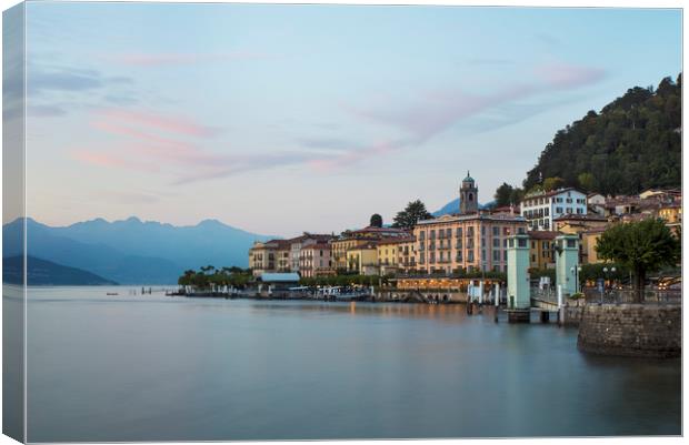 Bellagio Sunset Canvas Print by Dave Wragg