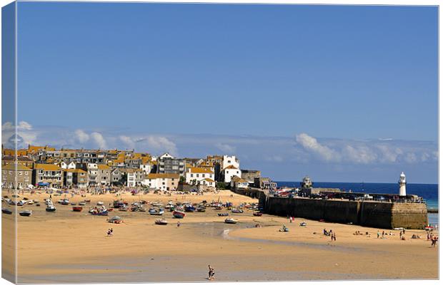 St Ives Canvas Print by Pam Sargeant