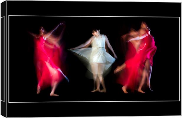 Dancers Canvas Print by Andrew Holland