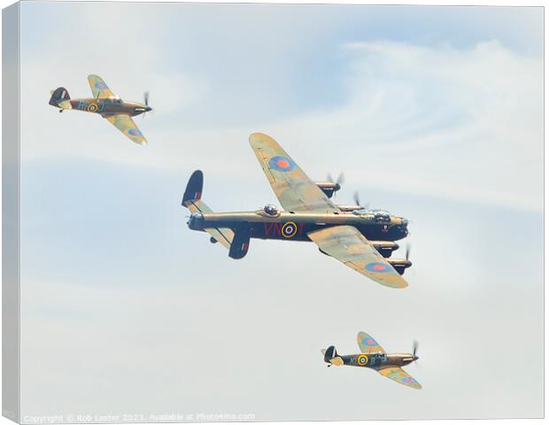 BoBMF, Sky heroes. Canvas Print by Rob Lester
