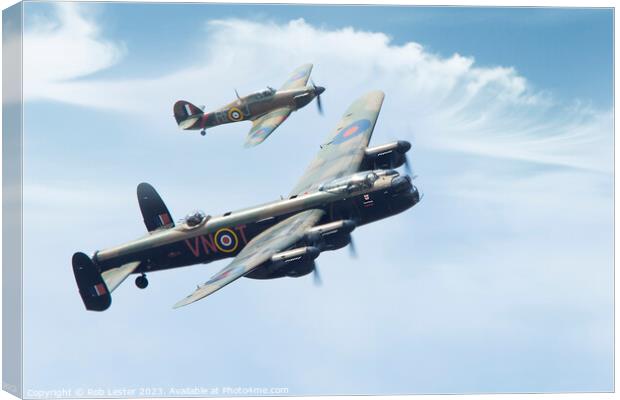 The mighty Lancaster Canvas Print by Rob Lester