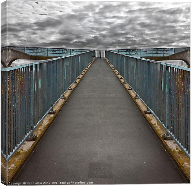 Walkway Canvas Print by Rob Lester