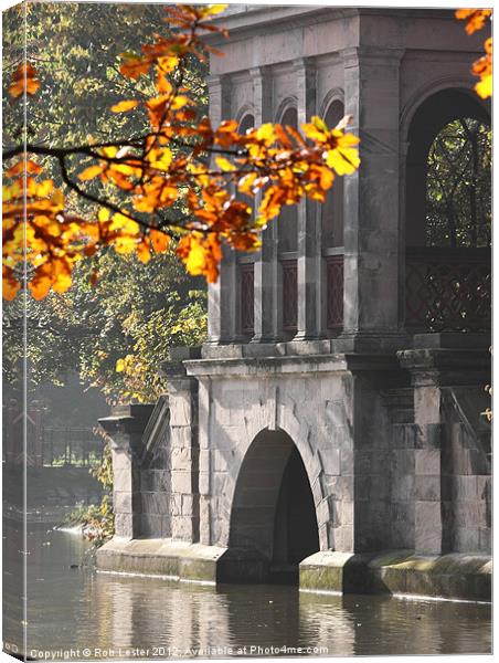 Autumn in the park. Canvas Print by Rob Lester