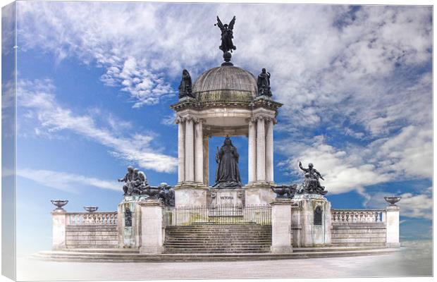 Victoria monument, Liverpool Canvas Print by Rob Lester