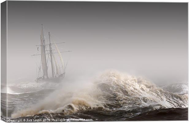 `For Those in Peril` Canvas Print by Rob Lester
