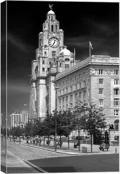 Royal Liver Building Canvas Print by Rob Lester