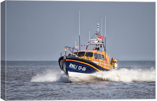  Hoylake `Shannon` class Lifeboat. RNLI 13-06 Canvas Print by Rob Lester