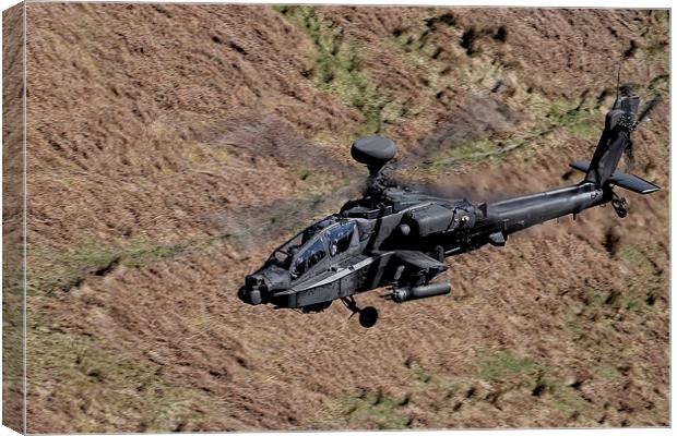  Boeing AH-64 Apache Longbow Canvas Print by Rob Lester