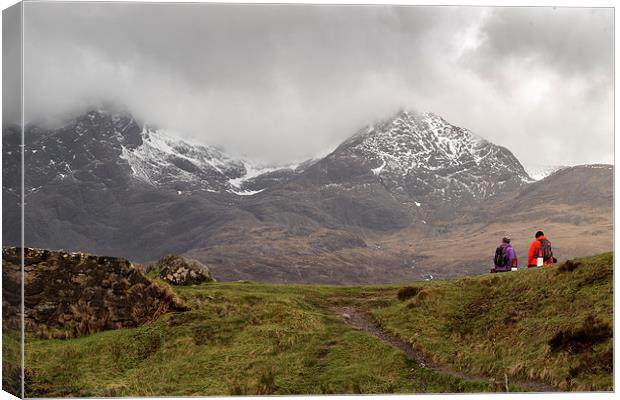 Sgùrr nan Gillean,cuillins,Skye Canvas Print by Rob Lester