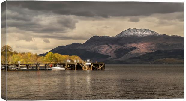 Ben Lomond, The towering giant. Canvas Print by Rob Lester