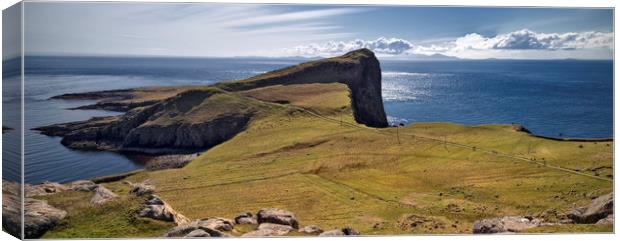Neist Point Headland, Isle of Skye Canvas Print by Rob Lester