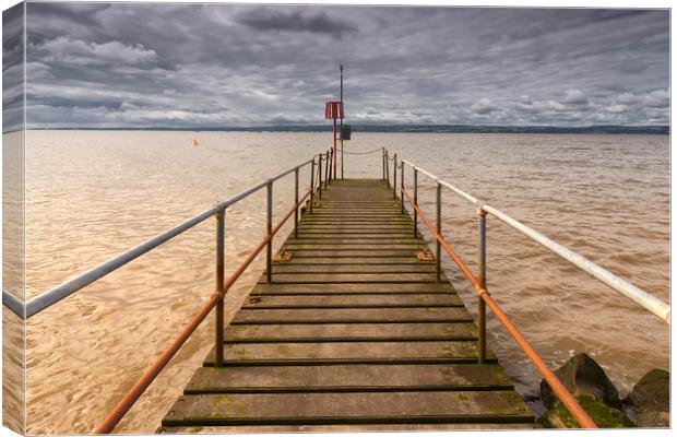 The Jetty  at West Kirby Canvas Print by Rob Lester