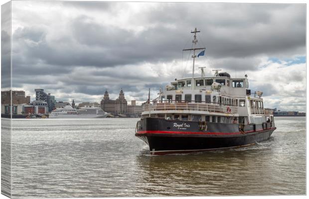 The Royal Iris, Mersey Ferry Canvas Print by Rob Lester