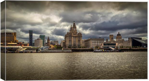 Liverpool Waterfront Canvas Print by Rob Lester