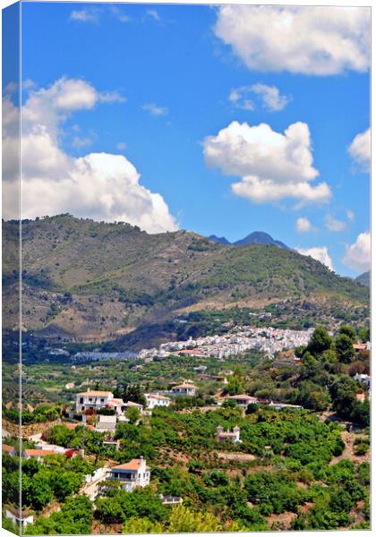The Enchanting White Village Canvas Print by Andy Evans Photos