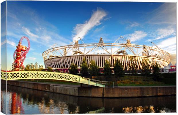 2012 London Olympic Stadium Canvas Print by Andy Evans Photos