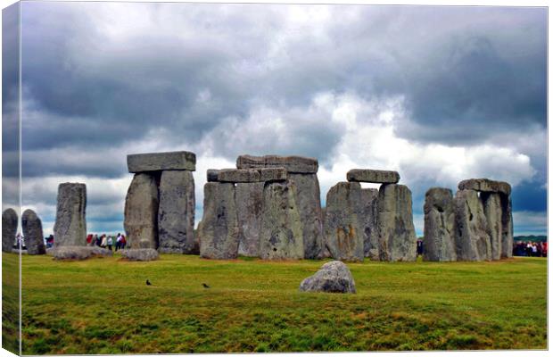 Stonehenge Wiltshire England UK Canvas Print by Andy Evans Photos