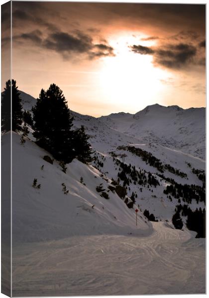 Obergurgl Hochgurgl Tirol Austrian Alps Austria Canvas Print by Andy Evans Photos