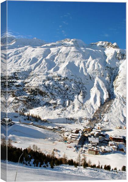 Obergurgl Hochgurgl Tyrol Austrian Alps Austria Canvas Print by Andy Evans Photos