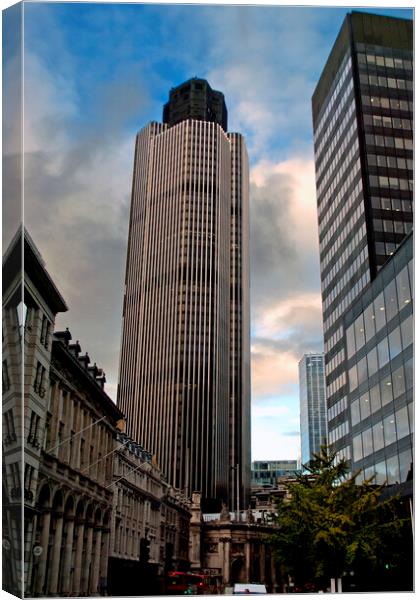 Tower 42 Formerly Natwest Building London UK Canvas Print by Andy Evans Photos