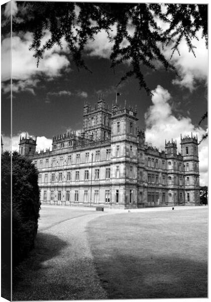 Highclere Castle Downton Abbey England K Canvas Print by Andy Evans Photos