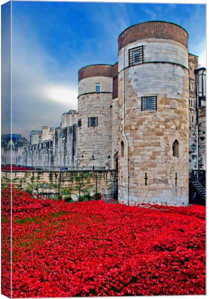 Tower of London England UK Canvas Print by Andy Evans Photos