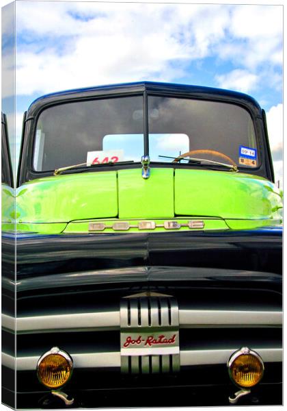 Dodge Pick Up Truck Station Wagon Canvas Print by Andy Evans Photos