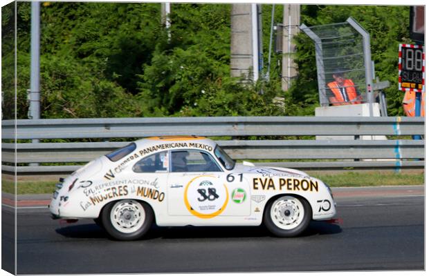 Porsche 356 Pre-A Sports Motor Car Canvas Print by Andy Evans Photos