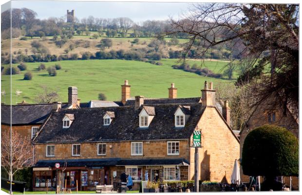 Broadway Cotswolds Worcestershire England UK Canvas Print by Andy Evans Photos