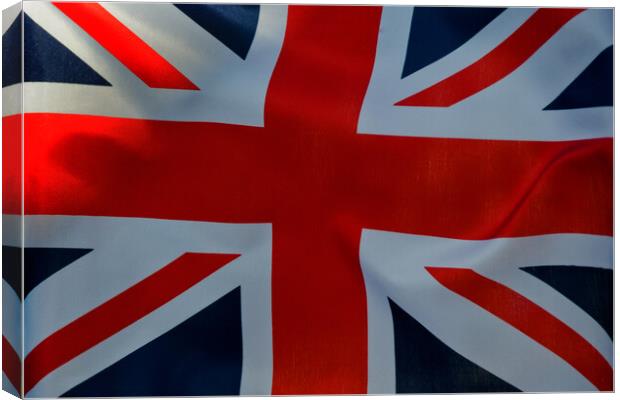 United Kingdom Union Jack Flag Canvas Print by Andy Evans Photos