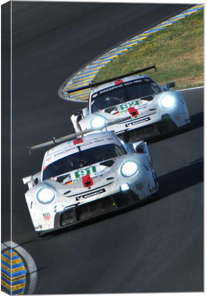 Porsche 911 RSR Sports Motor Car Canvas Print by Andy Evans Photos