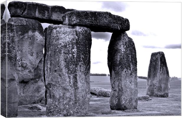 Ancient Enigma: Stonehenge's Timeless Splendour Canvas Print by Andy Evans Photos