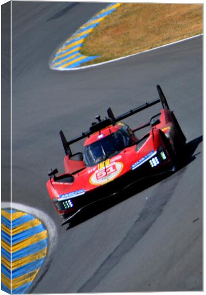 Ferrari 499P Sports Motor Car Canvas Print by Andy Evans Photos