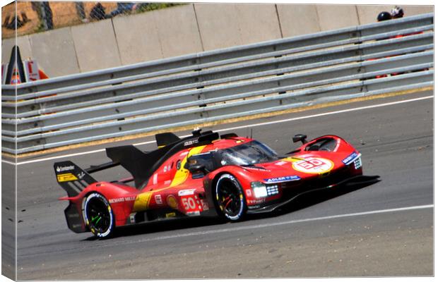 Ferrari 499P Sports Car Canvas Print by Andy Evans Photos