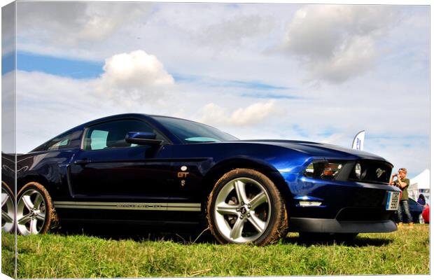 Ford Mustang GT Sports Motor Car Canvas Print by Andy Evans Photos