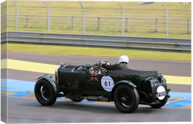 Bentley 4,5 Litre Blower Classic Sports Car Canvas Print by Andy Evans Photos