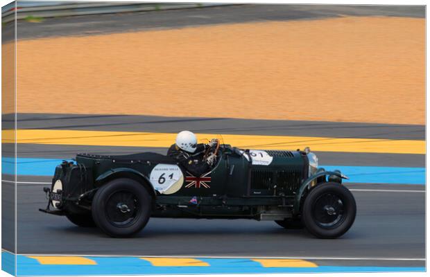 Bentley 4,5 Litre Blower Classic Sports Car Canvas Print by Andy Evans Photos