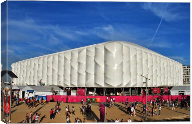 2012 London Olympic Basketball Arena Canvas Print by Andy Evans Photos