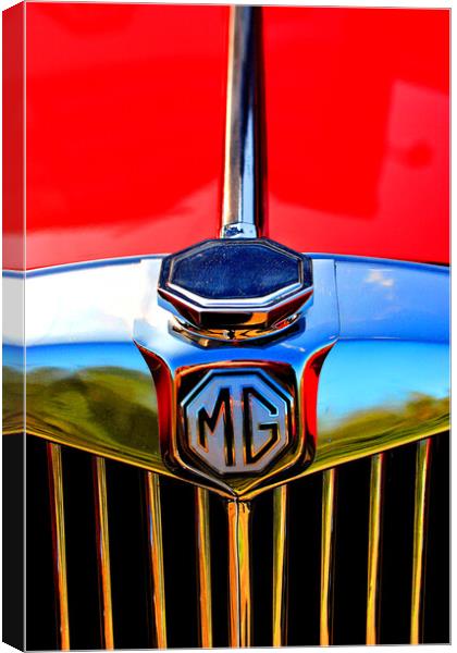 MG Classic Sports Motor Car Canvas Print by Andy Evans Photos