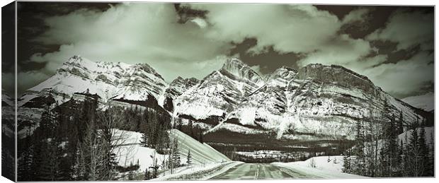 Icefield Parkway Canada Canvas Print by Andy Evans Photos