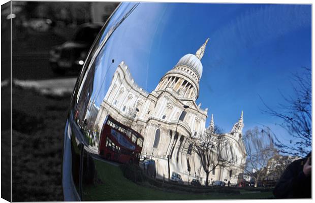 St Pauls Cathedral, City of London, England, United Kingdom Canvas Print by Andy Evans Photos