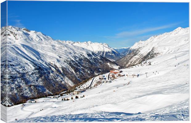 Hochgurgl Otztal Western Tyrol Austria Canvas Print by Andy Evans Photos